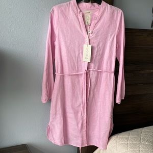 Joie 100% linen dress with removable belt